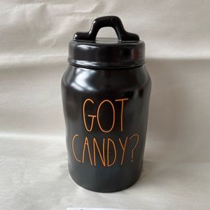 Rae Dunn Halloween GOT CANDY? canister